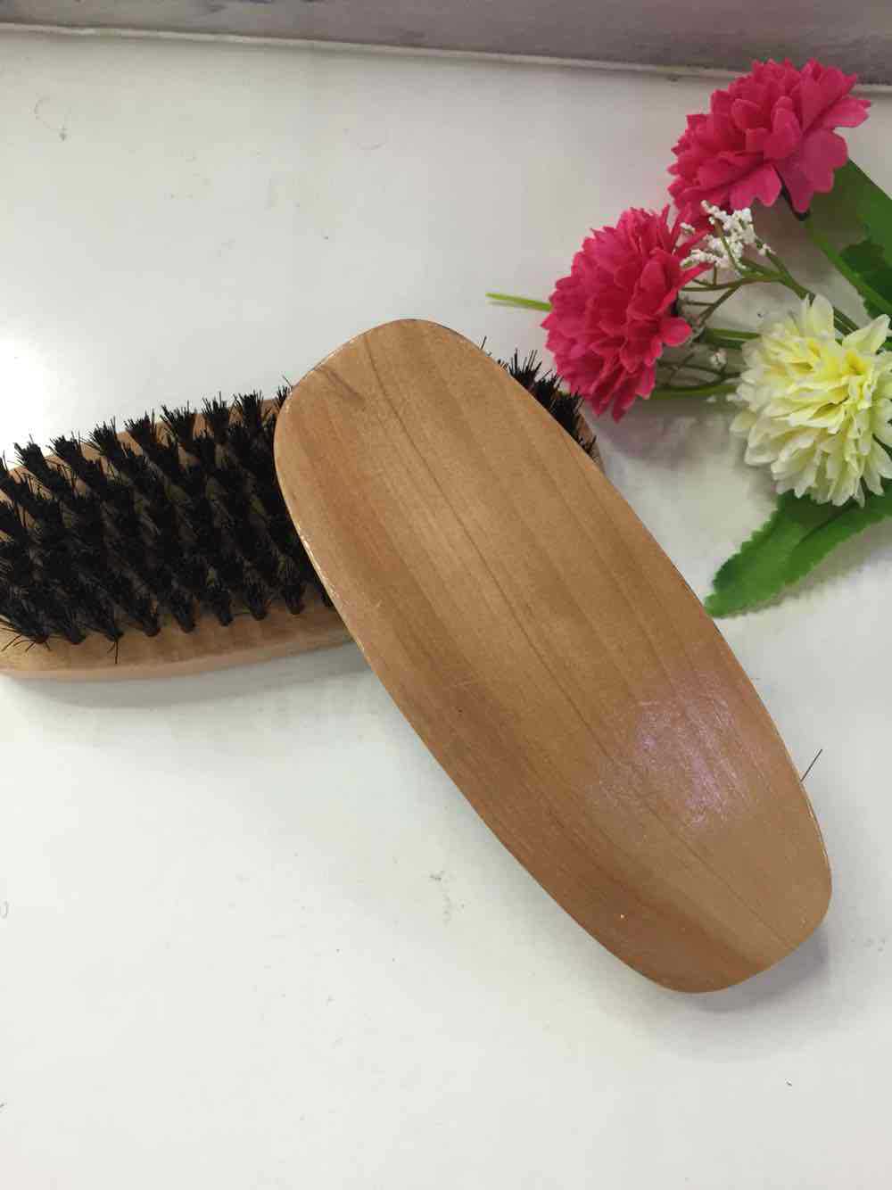 Solid wood shoe brushes in stock, bristle brushes, shoe oiling and dust removal brushes, two-yuan store, department store, street stall supply, shoe brush wholesale pic 35