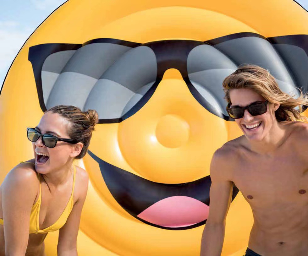 intex 57254 is a cross-border exclusive inflatable toy for summer water play with smiling faces pic 5