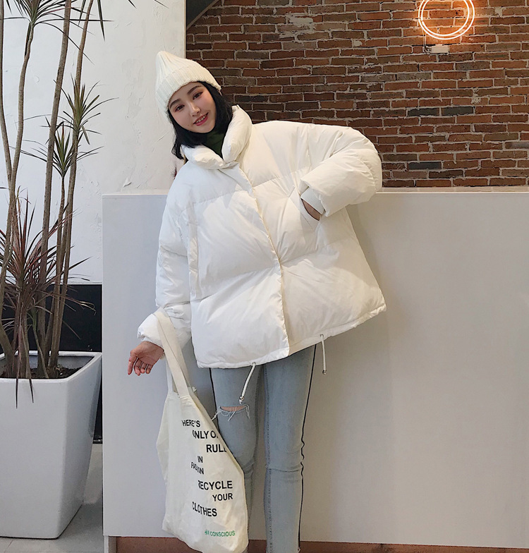 New large-sized thickened bread jacket, down jacket, cotton-padded jacket, student stand-up collar short coat for women pic 25