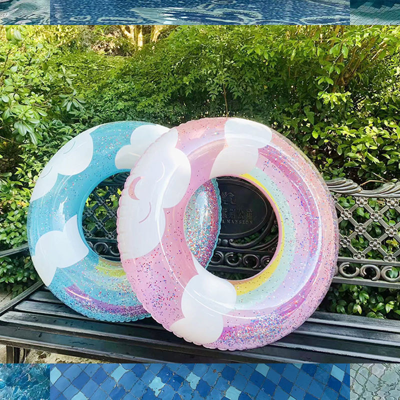 泳圈新款游泳圈ins网红成年人女孩儿童游泳装备6-12岁救生圈详情1