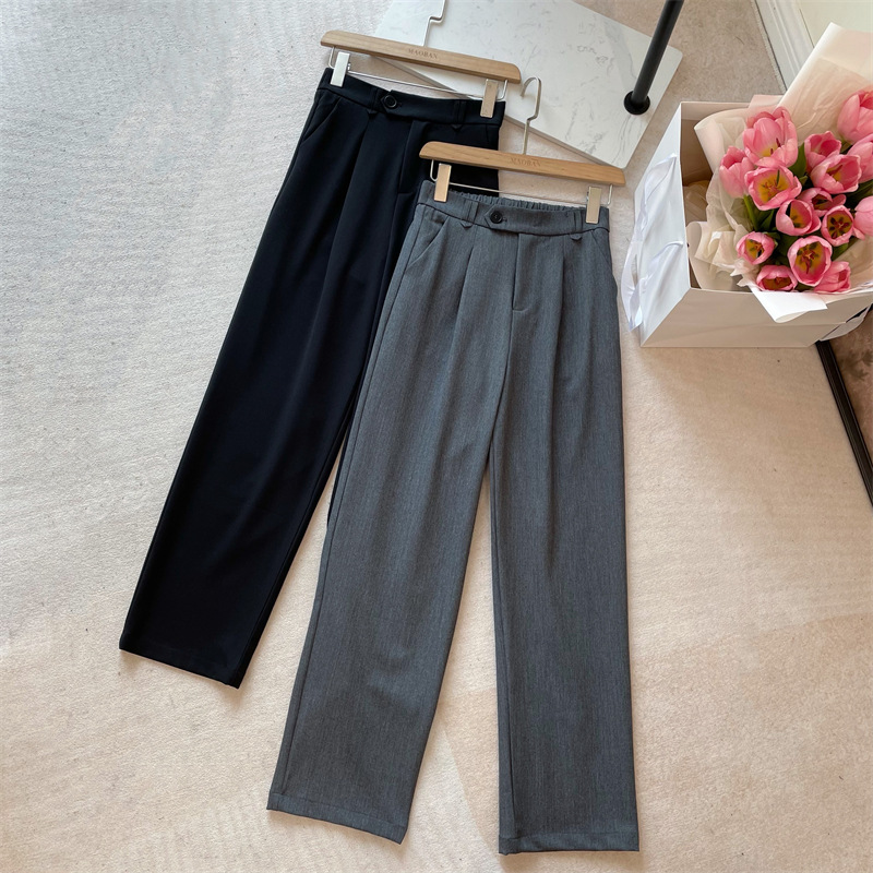 The self-retained w beauty Hidden meat creates a super model leg shape with a high waistline design, versatile and slimming suit pants and casual pants pic 27