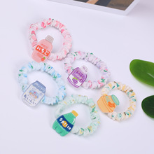 Mesh bun, large intestine circle, ponytail hair tie, fresh and fairy-like ins hair tie, sweet double-layer fabric hair tie wholesale pic 5