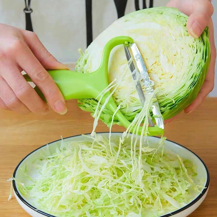 New large-sized green cabbage slicer, vegetable peeler, vegetable cutter, cabbage slicer, peeling knife, and peeler pic 7