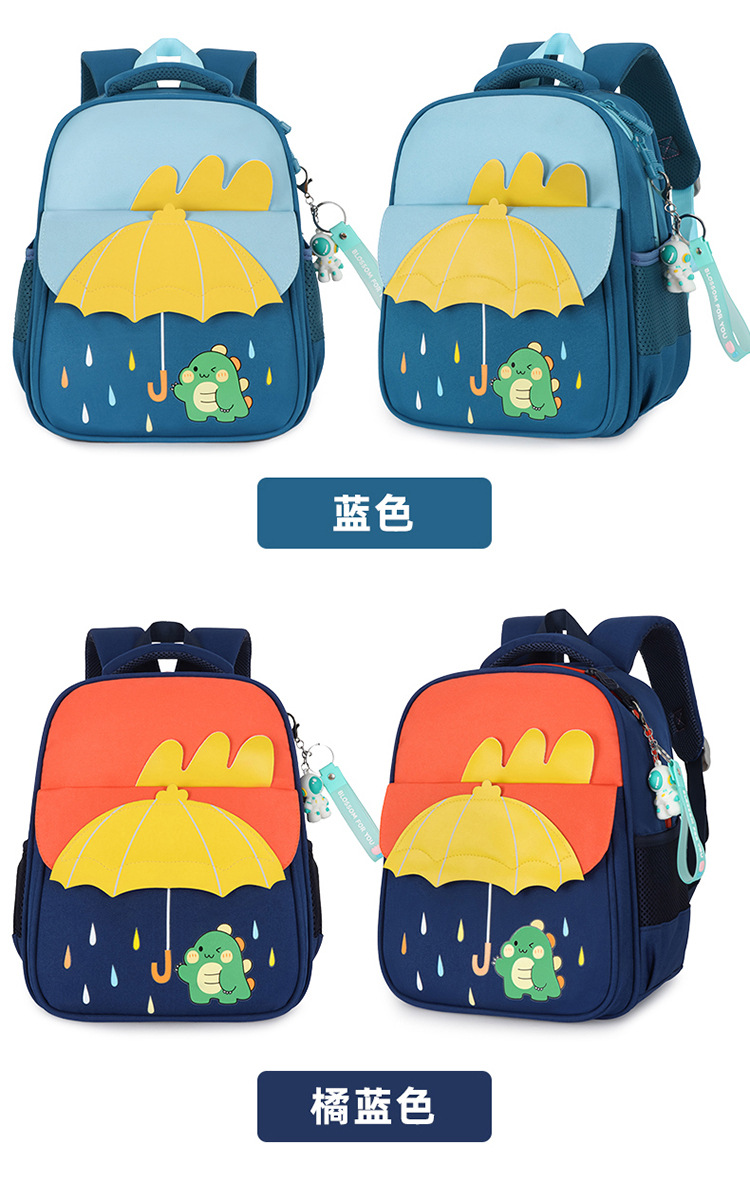 New color-matched cartoon backpack for middle and large classes of primary school students, as well as backpacks for boys and girls in preschool classes pic 44