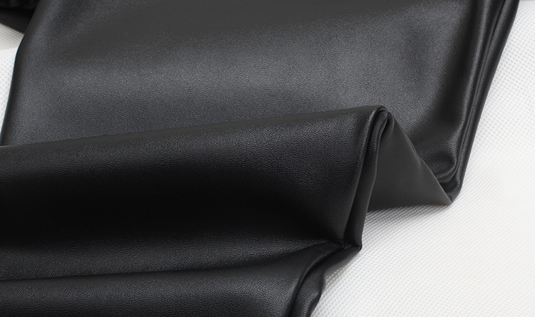 Fleece washed PU leather pants for women, high-waisted and slimming faux leather leggings for outerwear pic 4