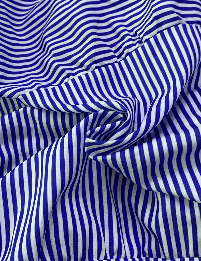 FD492 in stock 2024 Cross-border new Amazon fashion striped short-sleeved loose mid-length dress pic 36