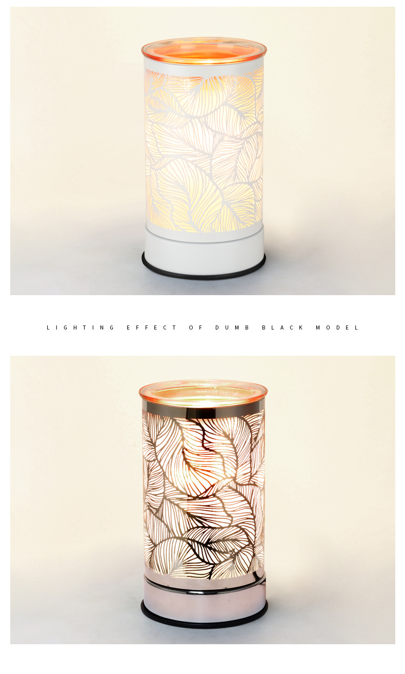 跨境新品树叶香薰灯 精油浪漫插电香炉家用客厅卧室熏香礼品灯详情10