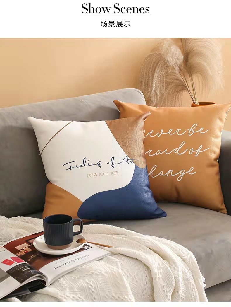 Cross-border Amazon throw pillows, Nordic style sofa cushions, light luxury cushion covers, seat cushion covers, ins style throw pillow covers wholesale pic 7