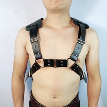 厂家直供男款皮革背带成人情趣用品性感背带服饰派对表演服装批发详情15