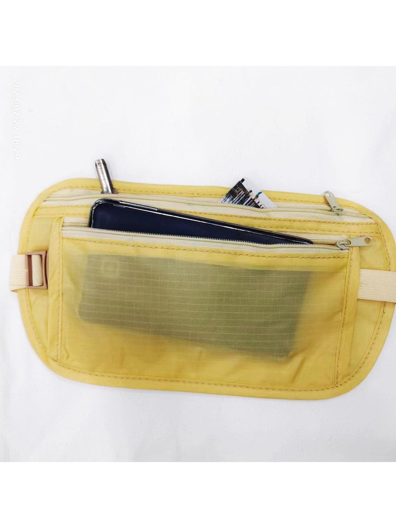 Multi-pocket, close-fitting, lightweight, hiking, off-road, mobile phone bag, fitness, running and sports waist bag pic 2