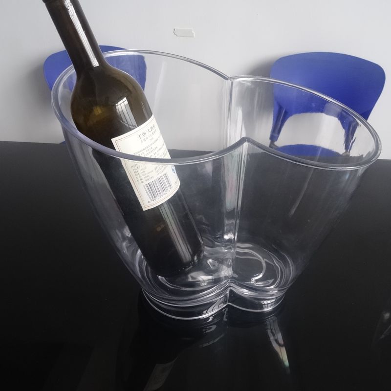 Factory processing and customization of thickened square hand-held ice cube buckets for bar use, with 1.7L small ice cube buckets in stock for foreign trade pic 18