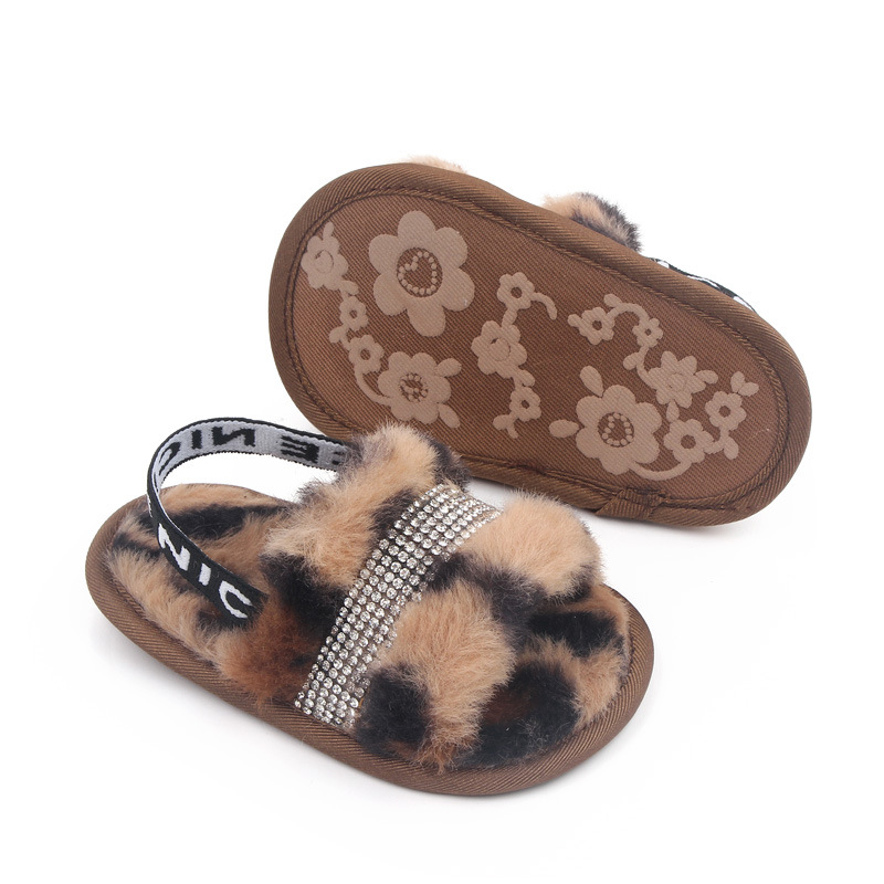 0-1岁宝宝鞋毛毛凉拖水钻室内宝宝鞋学步鞋批发 2760详情19