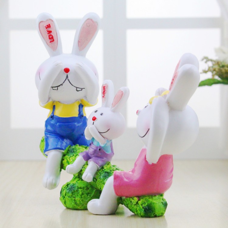 Creative, cute and unadorable rabbit figurines pic 12