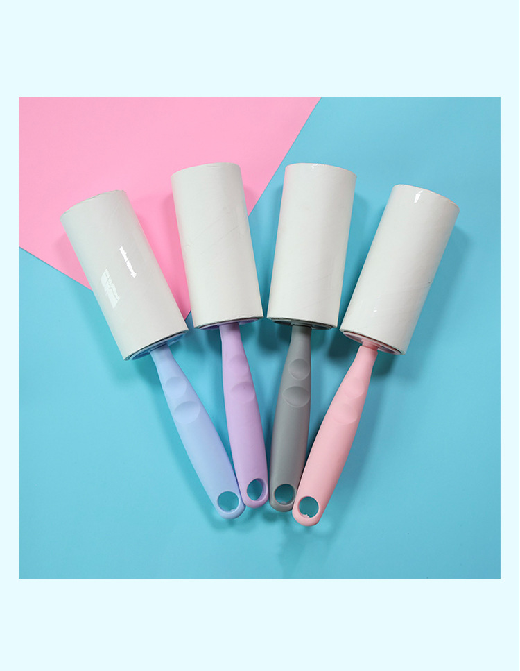 直筒粘毛器斜撕可替换马卡龙色系10CM防滑手柄多色可选厂家直销详情15