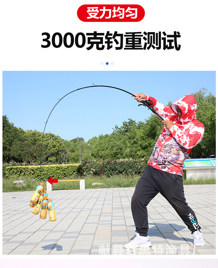 Wholesale Lull rods, splicing rods, hollow splicing rods, sea bass fishing rods, M adjustable splicing rods, cross-border fishing gear exclusively pic 4