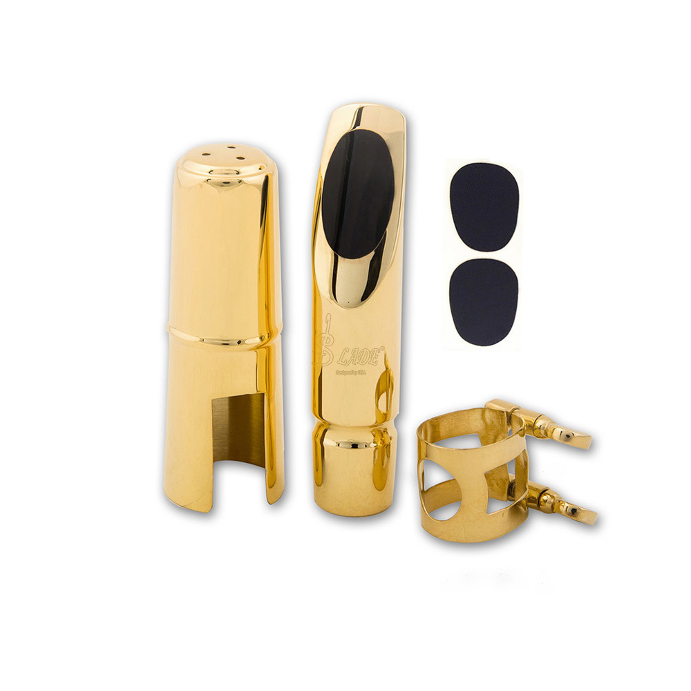Factory direct sales of mid-range E-flat saxophone metal flute heads, saxophone metal wind instrument accessories, and instrument cases pic 2
