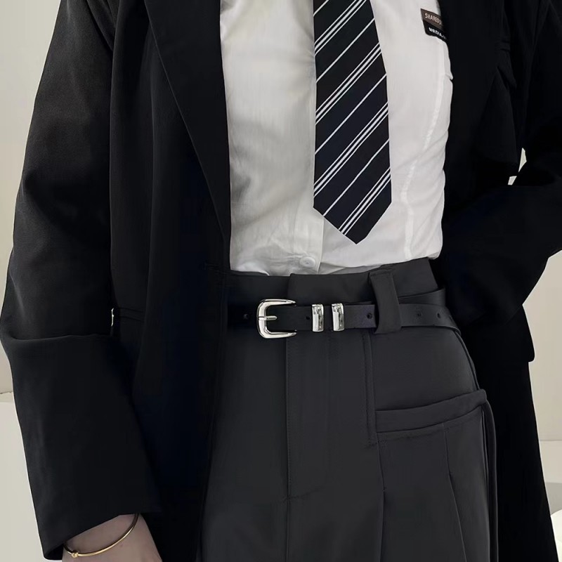 新款韩版中性男生皮带针扣装饰牛仔裤带休闲百搭潮流男女腰带批发详情3