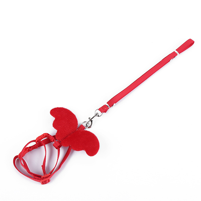 Cute little angel pet leash, durable nylon dog leash, chest and back strap, pet supplies manufacturer wholesale pic 11