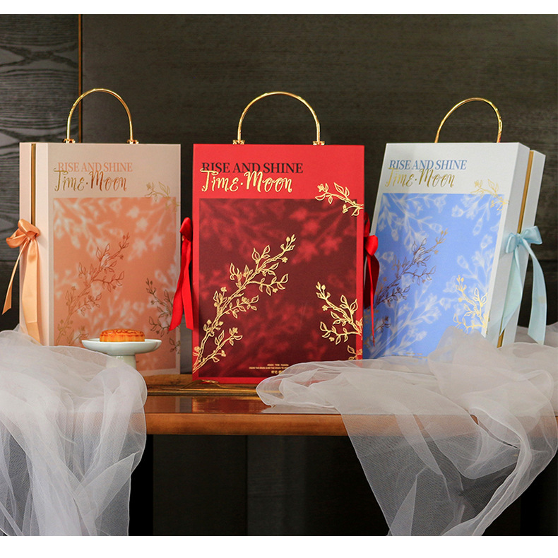In-stock Mid-Autumn Festival packaging box 2025 new style Mid-Autumn Festival gift box, hand-held high-end gift box, empty box customization pic 28