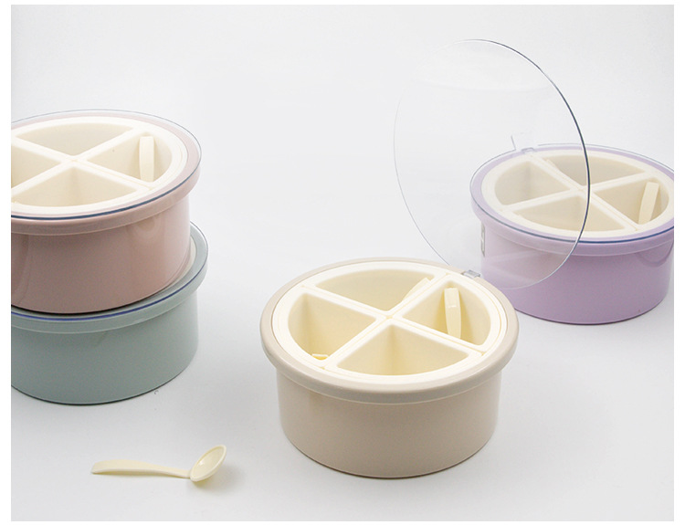 Seasoning jars, multi-style seasoning boxes, kitchen round household plastic chili jars, seasoning jars, salt jars, condiments pic 14