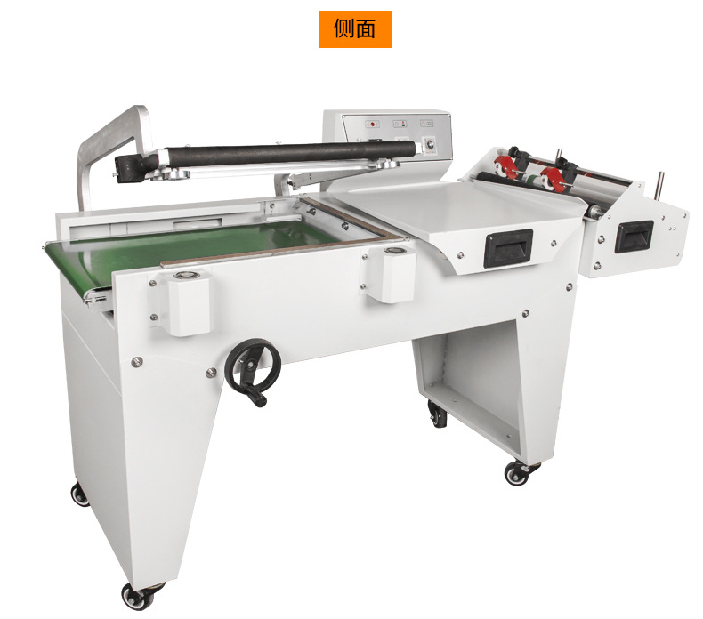 Crowduse BS450 máquina de encogimiento de calor FQL450 semi auto L tipo máquina de sellado y corte de vajilla cosmética caja de regalo máquina de encogimiento pic 17