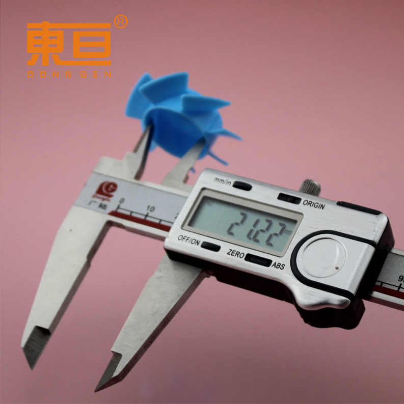 Φ387Y2A blue 38 seven-blade paddle with head, propeller, fan blade, toy fan blade, small making parts pic 2