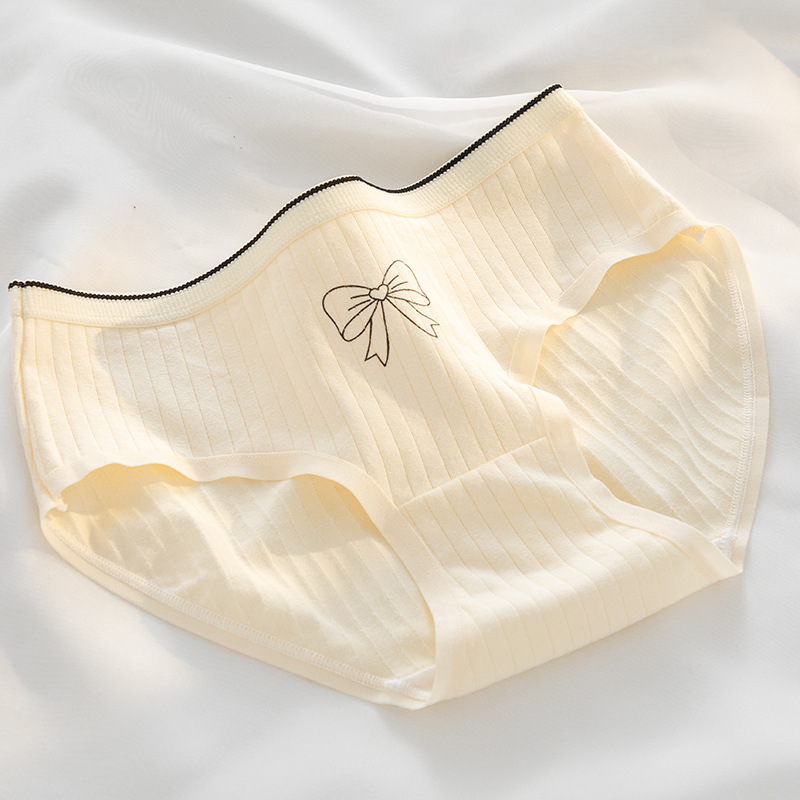 条纹卡通女士内裤女生纯棉A类婴儿棉少女7A抗菌裆三角裤头详情28