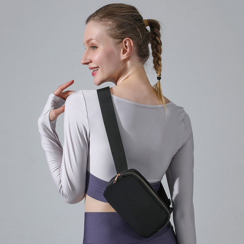 腰包lulu同款腰包休闲户外运动跑步胸包斜挎ins腰挎包男士胸包潮详情9