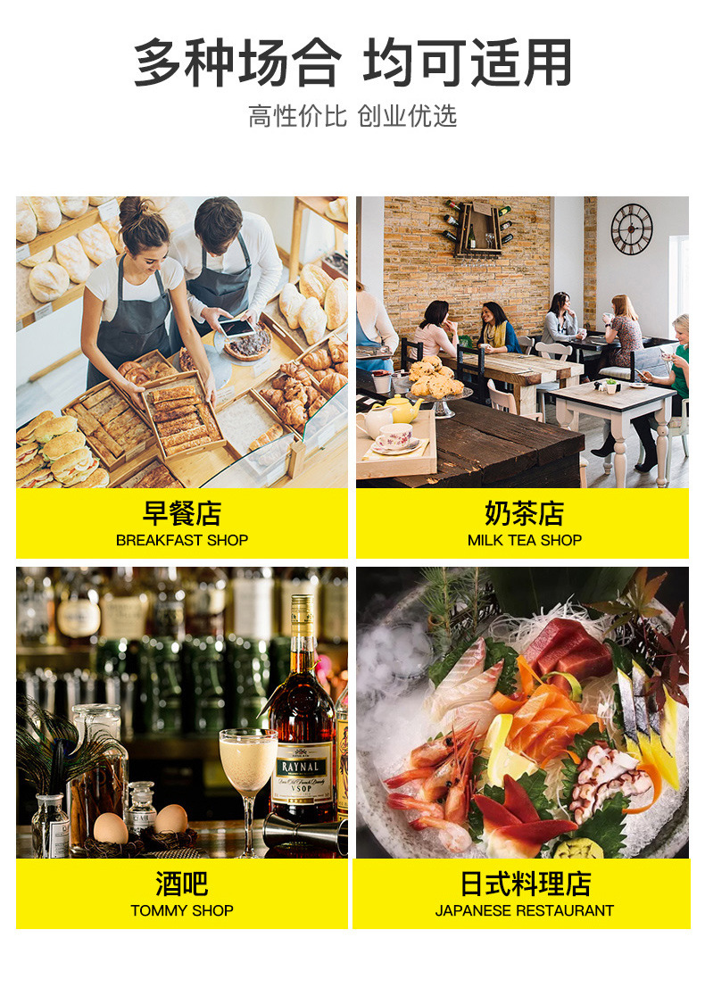 豆浆机商用早餐店用现磨无渣免过滤大功率大容量破壁机料理机7升详情7