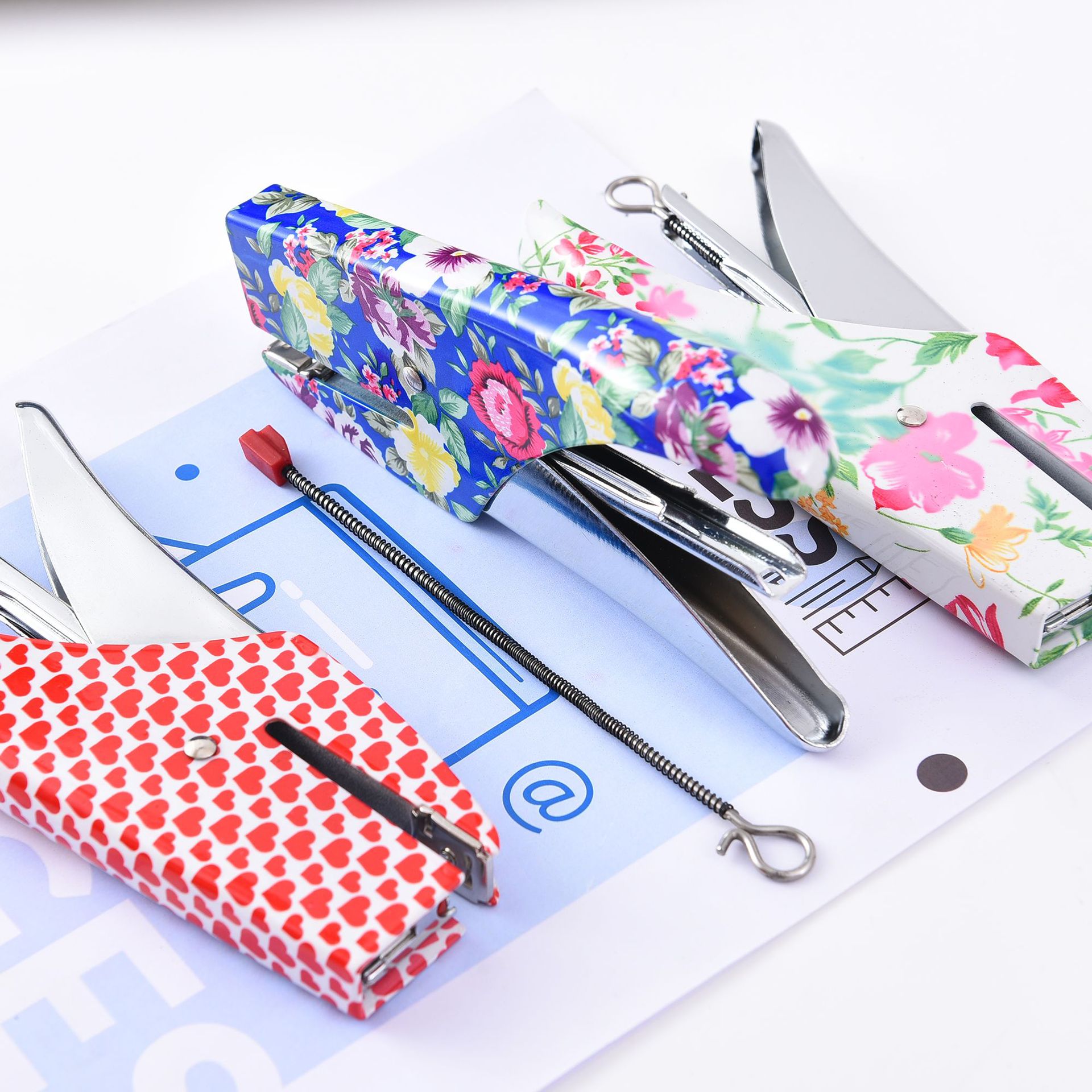 Factory direct supply cross-border exclusive 0118-1 Metal hand-held stapler, metal multi-functional labor-saving type, factory special pic 11