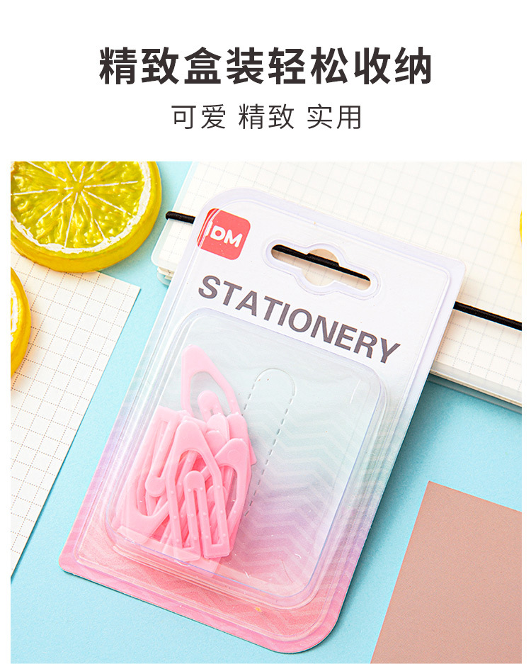 Cross-border OEM creative boat-shaped pins for storing stationery, student labor-saving irregular-shaped paper clips, and colorful plastic arrow-shaped pins pic 7