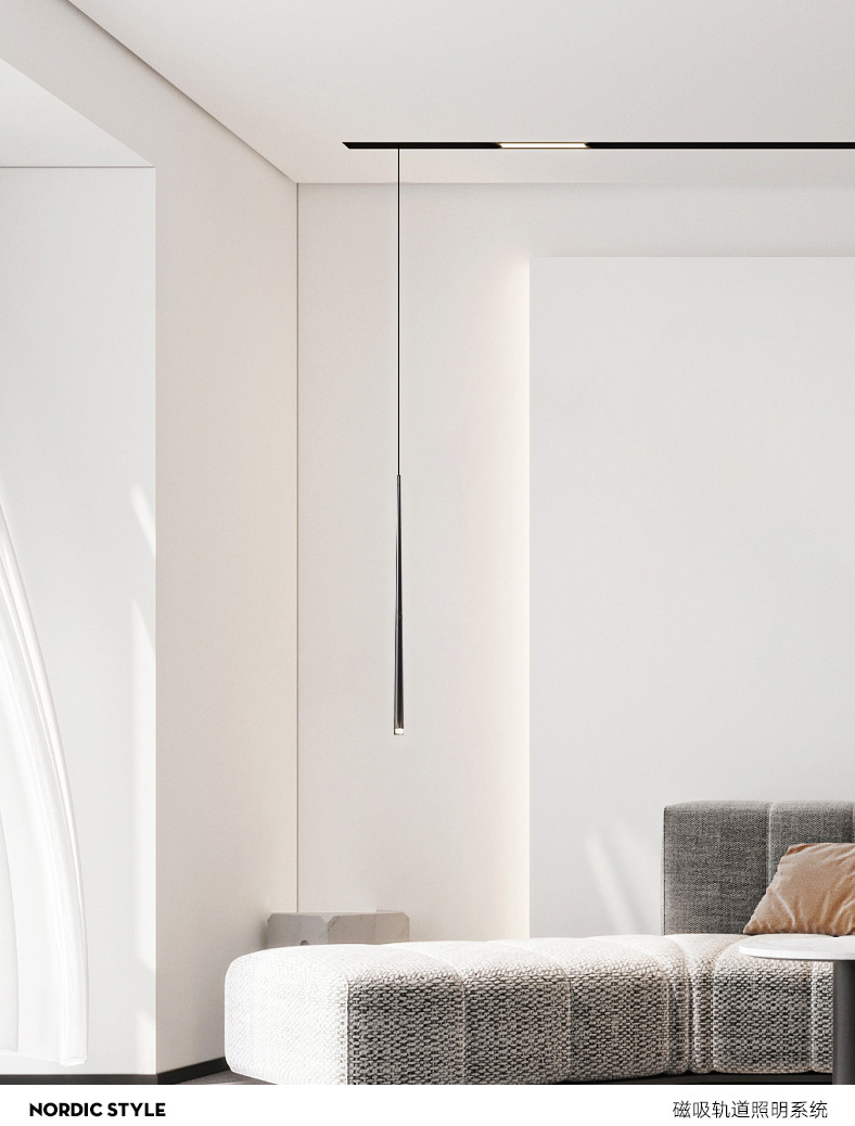 Qifan Intelligent Magnetic Attraction led magnetic Track Light Manufacturer, embedded track light, strip light, Spotlight pic 11