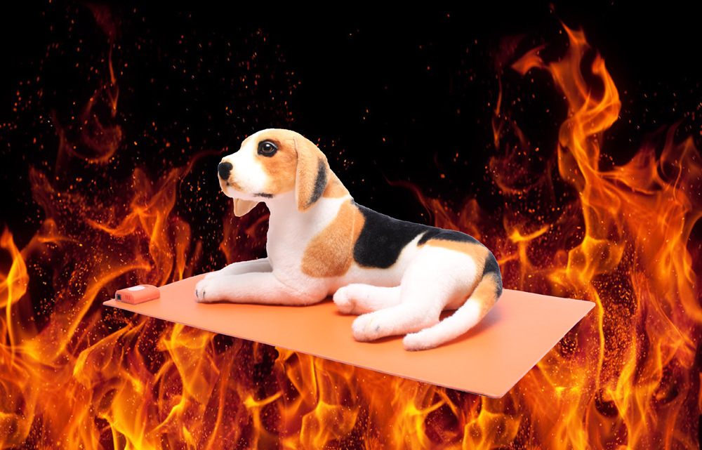 Factory direct sales of heating dog beds, waterproof dog heating pads, pet warmth pads, electric heating pads, 24V safe voltage pic 1