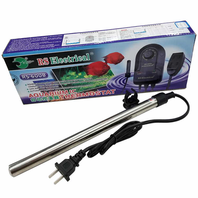 Risheng heating rods, pure titanium electric heating rods, fish pond heating tubes, aquarium and fish tank heating equipment rs-6008 pic 27