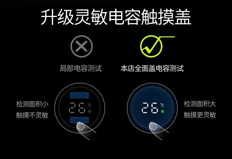 双层真空316不锈钢智能测温保温杯 茶水分离商务礼品水杯logo刻字详情8