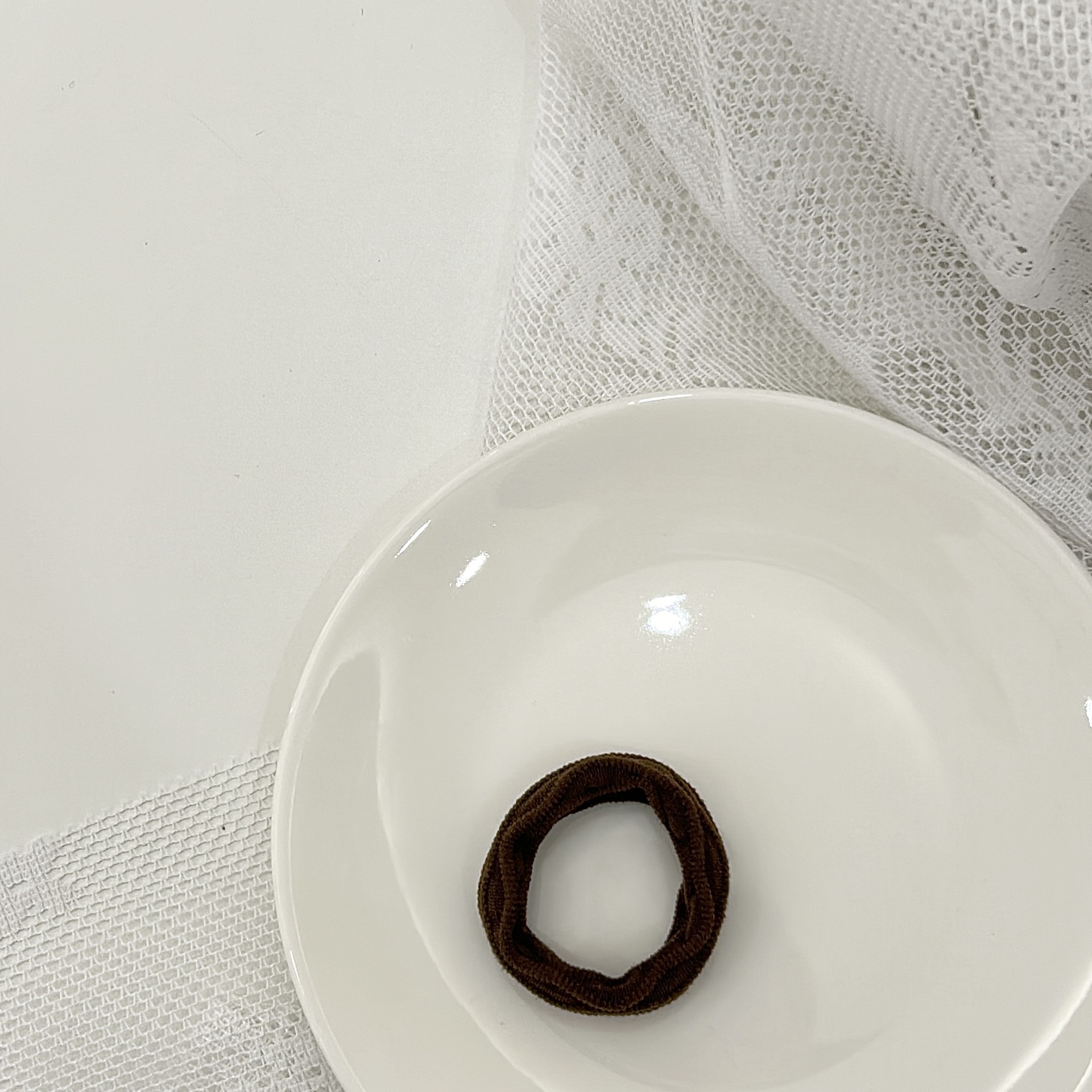 A 10-piece thick diamond-shaped hair band with a simple and elegant coffee color and a high-end look, which is popular among Internet celebrities pic 5
