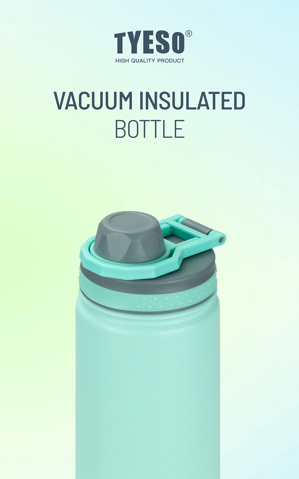 Cross-border foreign trade Taishuo insulated cup, large capacity 750ml outdoor sports water bottle, portable stainless steel water cup for men and women pic 1