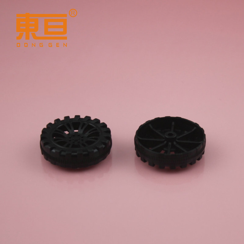 HB302.5AH thick black off-road plastic wheel, plastic wheel, toy wheel, brand-new material small production parts pic 7