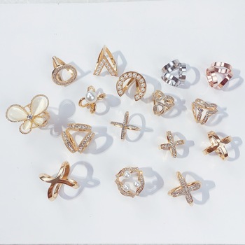 韩版百搭T恤衣角打结神器收腰 围巾丝巾扣厂家现货两用服装配饰详情5