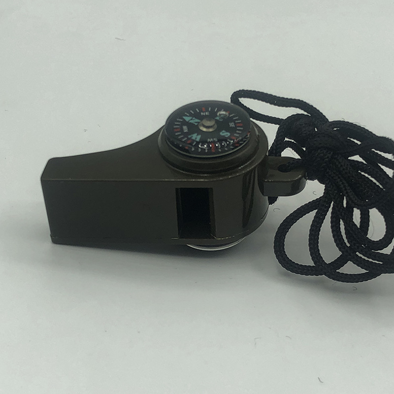 Outdoor life-saving thermometer, compass, whistle, multi-purpose 3-in-1 lanyard compass H3-1 pic 9