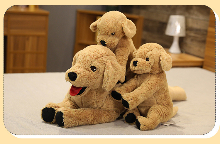 Simulated Labrador doll, big yellow dog plush pillow, golden Retriever plush toy, bed sleeping pillow pic 7