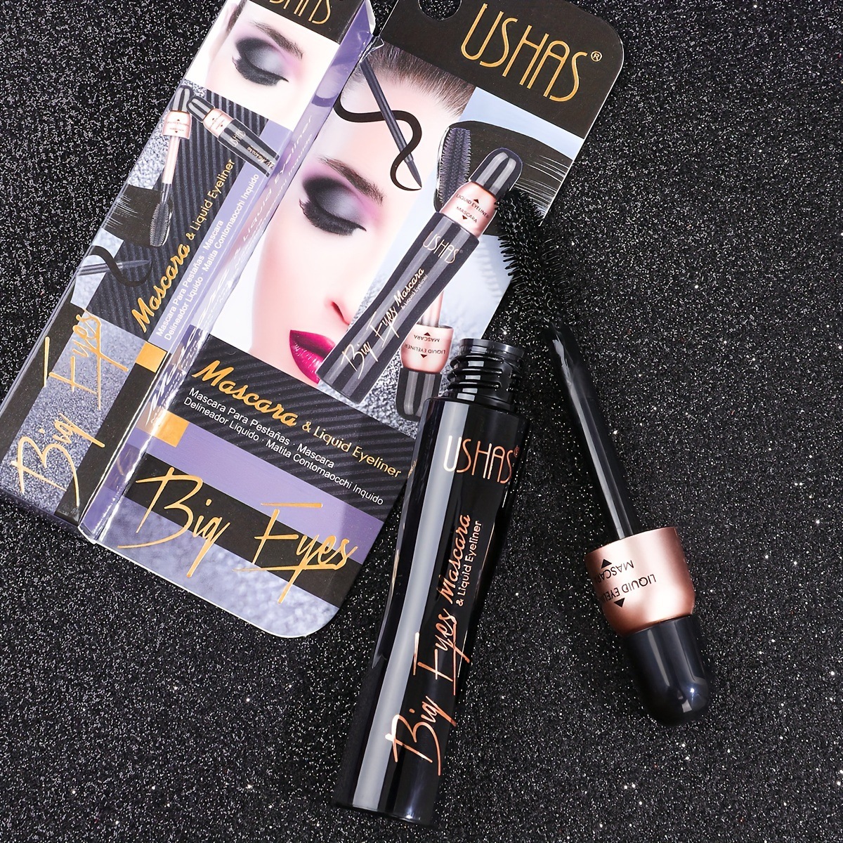 USHAS cross-border hot spot mascara and eyeliner Pen MA1088F pic 8