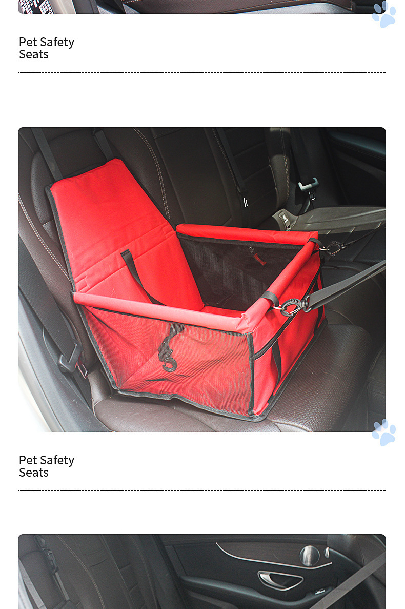 Pet car bed safety seat, dirt-proof and waterproof, portable and durable dog car bed for going out, pet car pad bed pic 11
