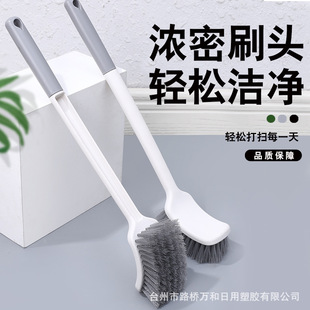 带底座软毛圆头马桶刷 洗厕刷悬挂无死角卫生间清洁刷家用马桶刷详情3