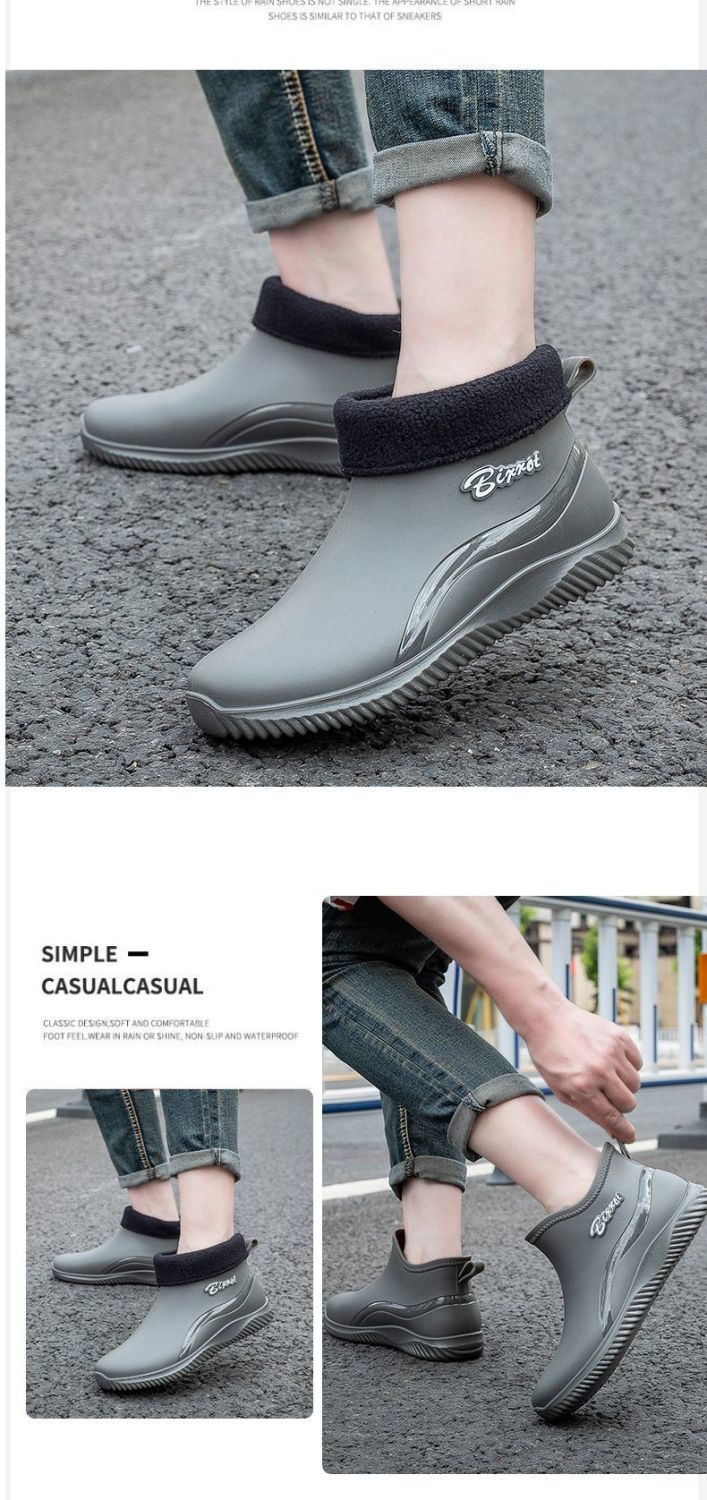 一件代发2024春秋雨鞋水鞋低帮防水雨靴情侣防滑男女士钓鱼胶鞋详情17