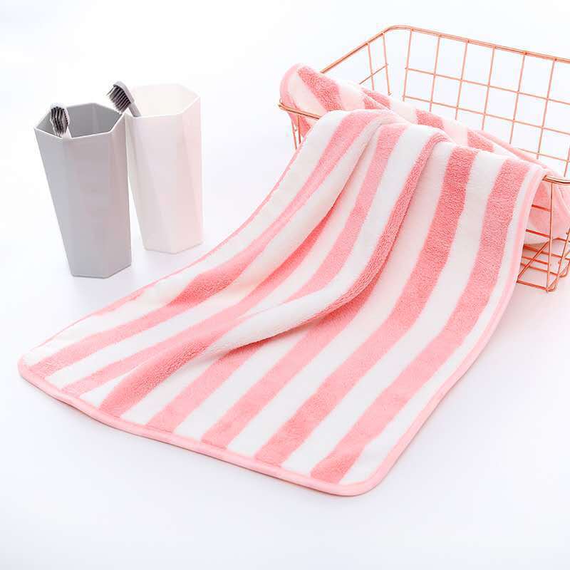 A best-selling household coral fleece absorbent large towel wrap for both men and women, soft and shedding bath towel pic 16