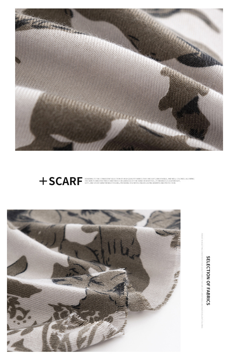 欧美印花仿羊绒流苏围巾女冬季保暖百搭披肩两用学生情侣围脖批发详情10