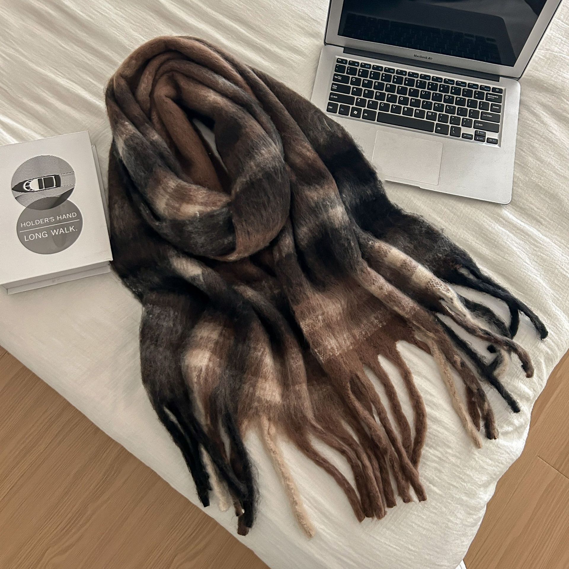 格子围巾女秋冬新款百搭保暖围脖披肩围巾 韩版情侣围巾冬天爆款详情39