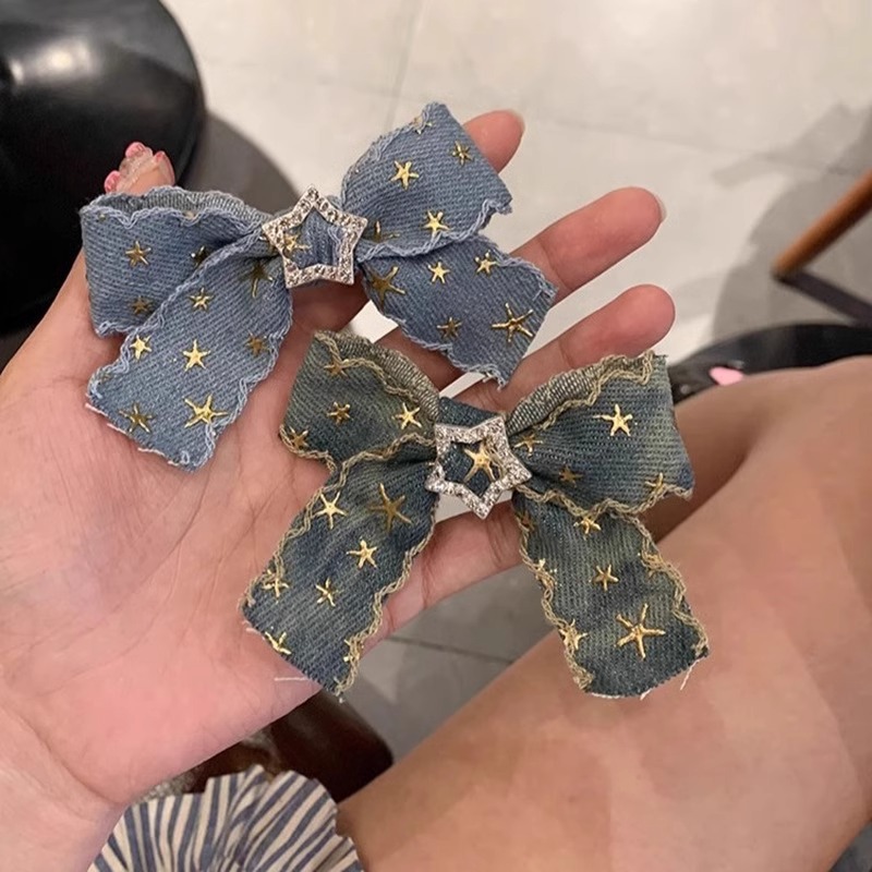 2025 High-end retro three-dimensional bow hair clip, Hepburn style elegant hair clip, ear top clip, hair accessory pic 4