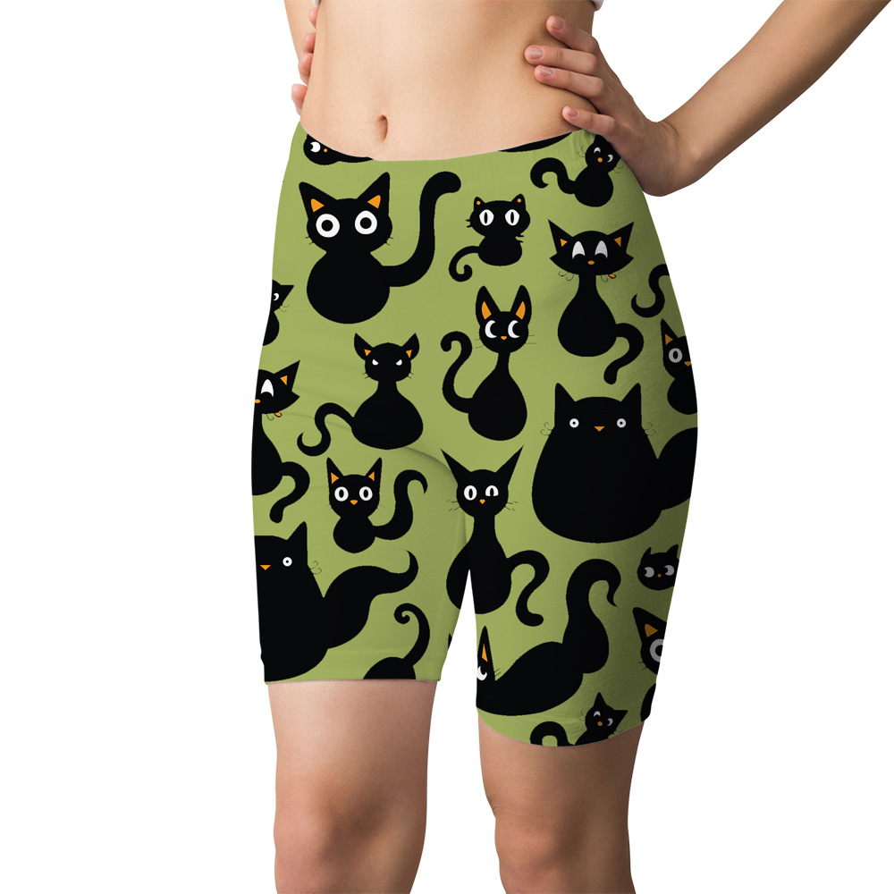 New 3D digital printed starry sky sports yoga capri shorts for cross-border Amazon from Europe and America. Please provide the printed image pic 35